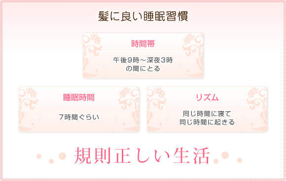 髪に良い睡眠とは?